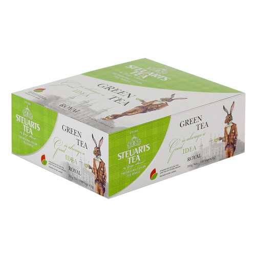 Чай зеленый Steuarts green tea royal 100 пакетиков в Ариант