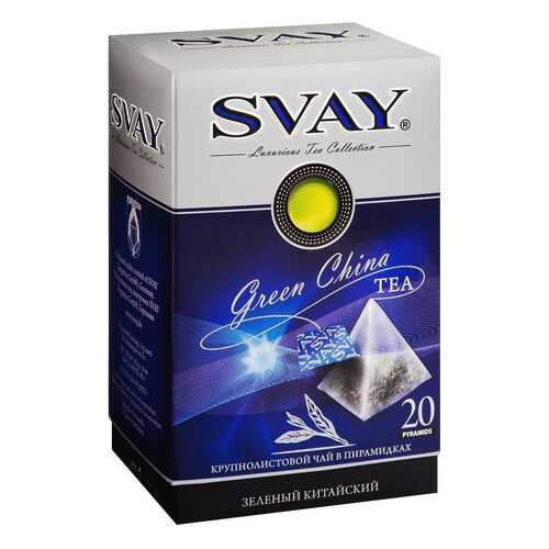 Чай зеленый Svay green china китайский 20 пакетиков в Ариант