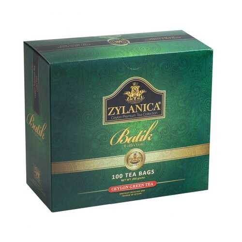 Чай Zylanica Batik Collection зеленый 100 пакетиков в Ариант