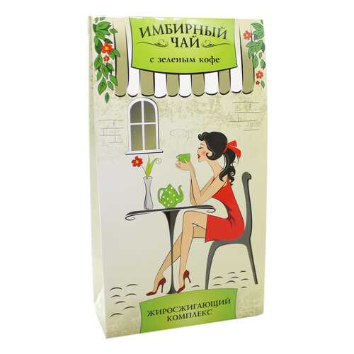 Имбирный чай Green Side c зеленым кофе 1.5 г в Ариант
