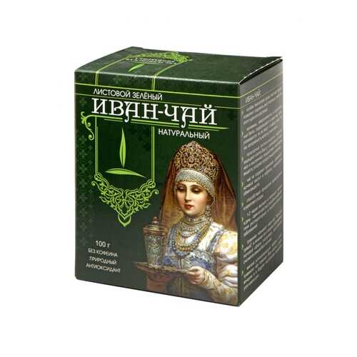 Иван-чай Емельяновская Биофабрика Зеленый, листовой, 100 гр в Ариант