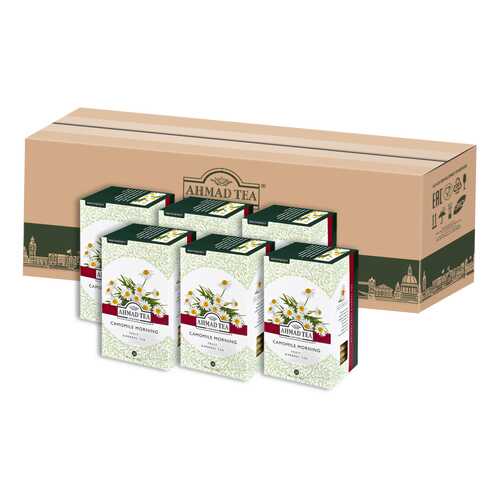 Травяной чай Ahmad Tea ромашка-лимонный сорго Камомайл монинг в пакетиках 20х1,5г - 6 штук в Ариант