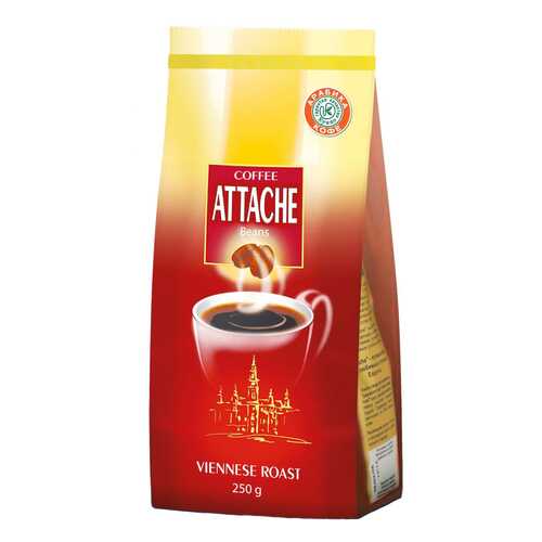 Кофе куппо Attache венской обжарки зерно 250 г в Ариант