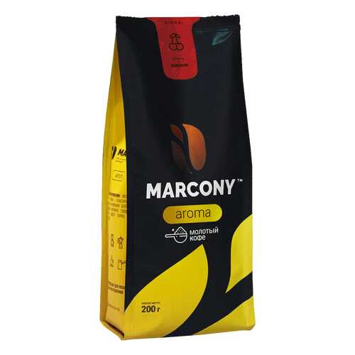 Кофе молотый MARCONY AROMA со вкусом вишни 200г в Ариант