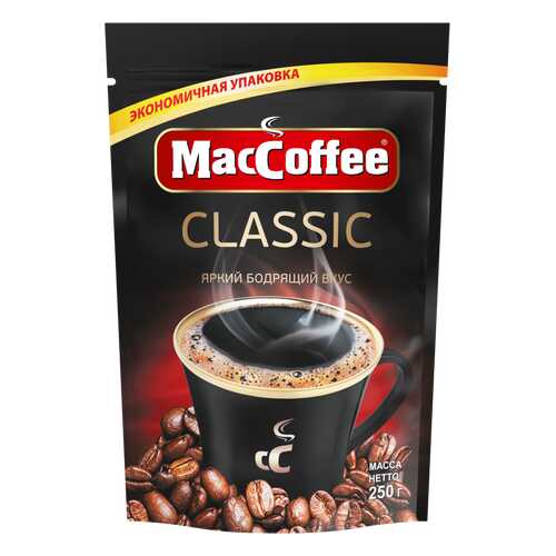 Кофе натуральный растворимый гранулированный ClASSIC т.з. MacCoffee, д/пак 250г*12 в Ариант