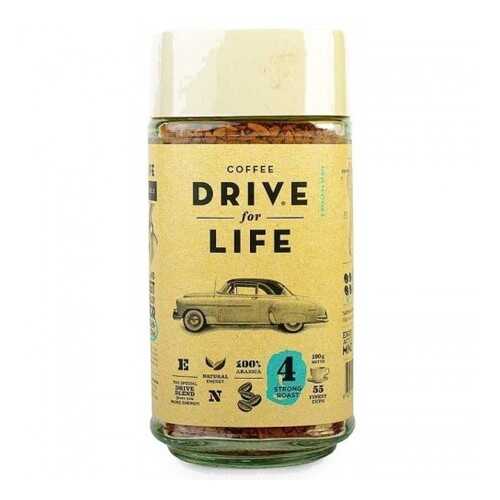 Кофе растворимый живой Drive for Life strong 100 г в Ариант