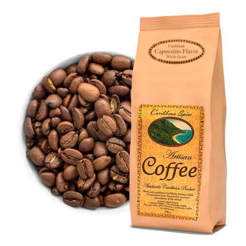 Кофе в зернах Caribbean Spice Artisan Kosher Coffee Cappucino Grain капучино 250 г в Ариант