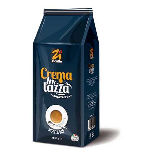 Кофе в зернах Zicaffe Superior Crema In Tazza 1000 г в Ариант