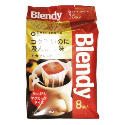 Кофе японский AGF Blendy Mocha молотый дрип-пакеты 8 штук 56 г в Ариант