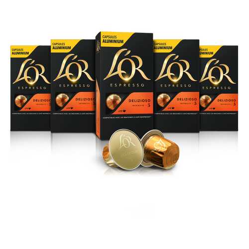 Набор кофе в капсулах L’OR Espresso Delizioso 10 упаковок в Ариант