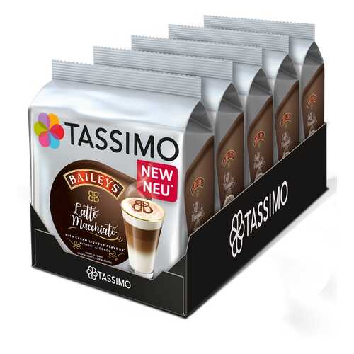Набор кофе в капсулах Tassimo Baileys Latte Macchiato 5 упаковок в Ариант