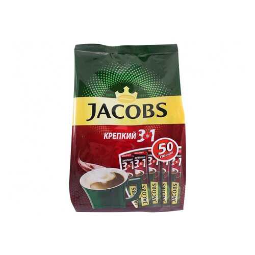 Напиток Jacobs крепкий 3в1 кофейный растворимый в пакетиках 50*12 г в Ариант