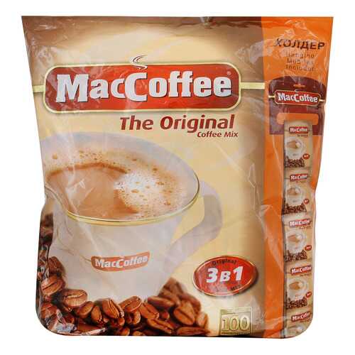 Напиток MacCoffe кофейный Original 3в1 растворимый 20 г 100 штук в Ариант