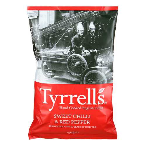 Чипсы Tyrrells с красным перцем и перцем чили 150г в Ариант
