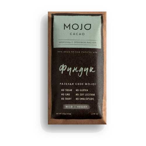 Горький шоколад 72% Mojo Cacao с шоколадно-ореховой пастой со вкусом фундук в Ариант