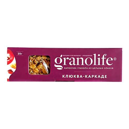 Батончик-гранола Granolife клюква-каркаде в Ариант
