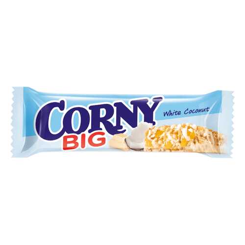 Corny BIG Злаковая полоска с белым шоколадом и кокосом 24 штуки по 40г в Ариант
