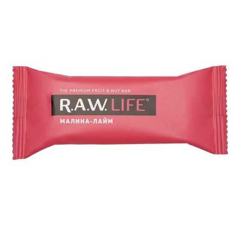 Орехово-фруктовый батончик R.A.W. LIFE малина-лайм 47 г в Ариант