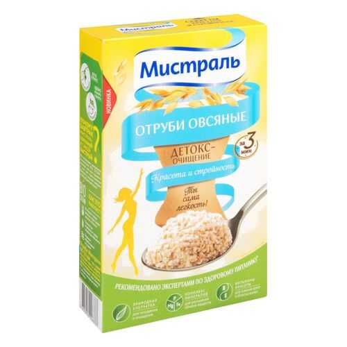 Отруби Мистраль детокс-очищение овсяные 400 г в Ариант