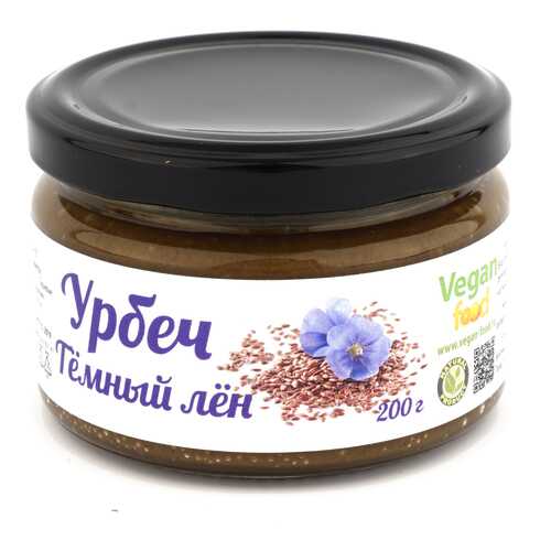 Урбеч Vegan-food из семян темного льна 200 г в Ариант