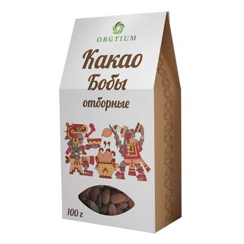 Какао-бобы Оргтиум сорт форастеро отборные 100 г в Ариант