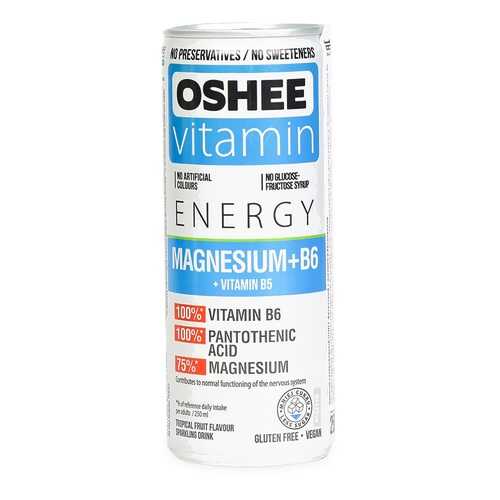 Напиток газированный фруктовый Oshee Magnesium+В6 0.25мл ж/б Польша в Ариант
