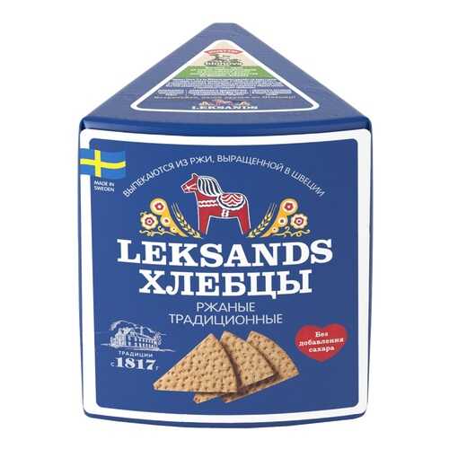 Хлебцы темно-ржаные Традиционные Leksands by Bionova, 200 г, Швеция в Ариант