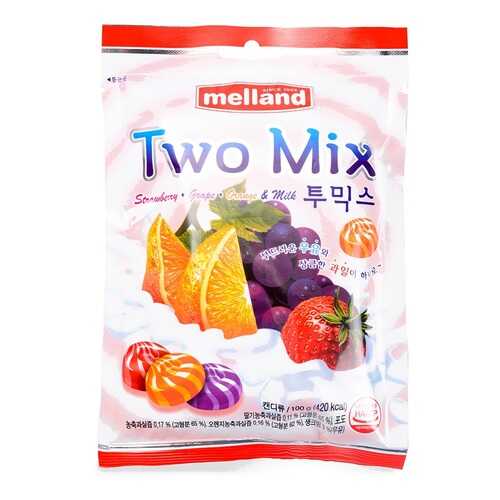 Карамель Melland Two mix фруктовая со сливками 100 г Южная Корея в Ариант