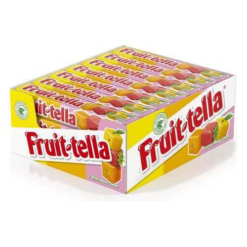 Конфеты Fruit-tella жевательные ассорти 21*41 г в Ариант