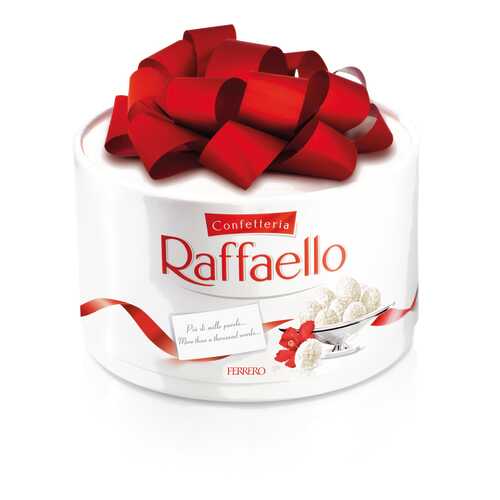 Конфеты Raffaello с цельным миндальным орехом в кокосовой обсыпке торт 100 г в Ариант