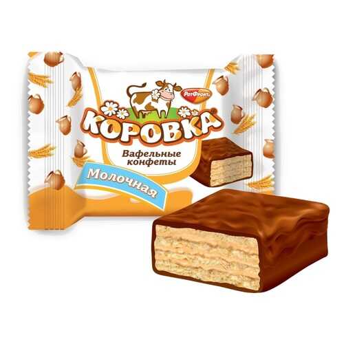 Конфеты Рот Фронт коровка вафельная коробка 2 кг в Ариант