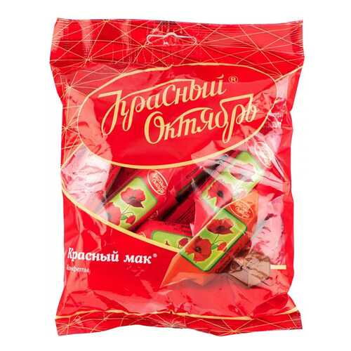 Конфеты шоколадные Красный Октябрь красный мак 250 г в Ариант