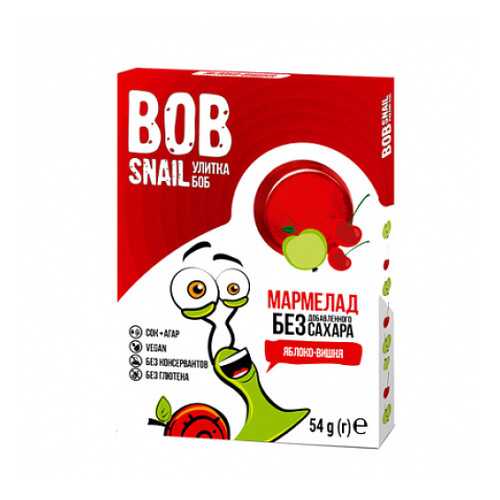 Мармелад фруктово-ягодный Яблоко-вишня Bob Snail 54 г в Ариант