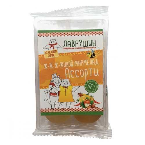 Мармелад Лаврушин Ассорти, 95 гр в Ариант
