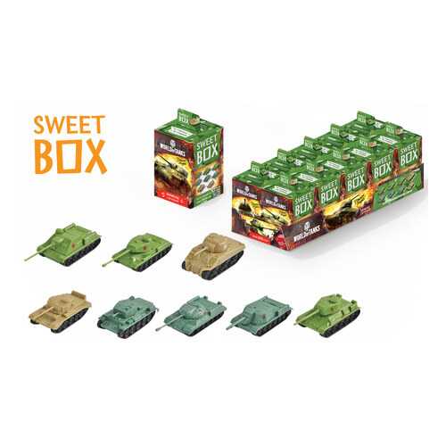 СВИТБОКС WORLD OF TANKS 2 Мармелад с игрушкой в коробочке , 12 шт в уп в Ариант