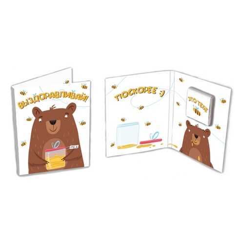Шоколад Chokocat Выздоравливай, молочный, мини-открытка, 5 гр в Ариант