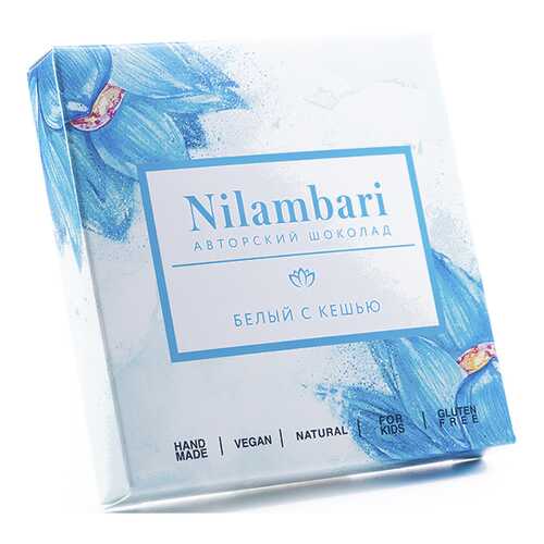 Шоколад Nilambari белый с кешью 65 г в Ариант