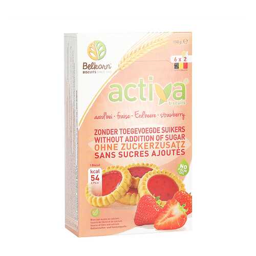 Печенье Activa клубничное без сахара 150 г в Ариант