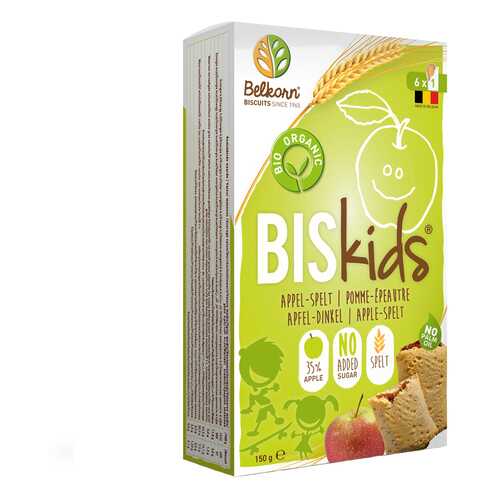 Печенье детское BelKorn Bis Kids с яблоками 150 г в Ариант
