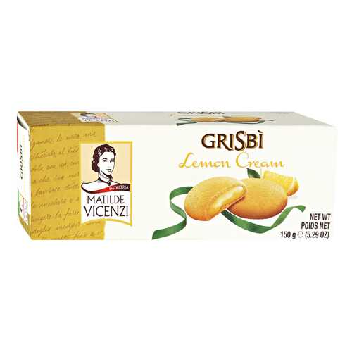 Печенье GriSbi с начинкой из лимонного крема 150 г в Ариант