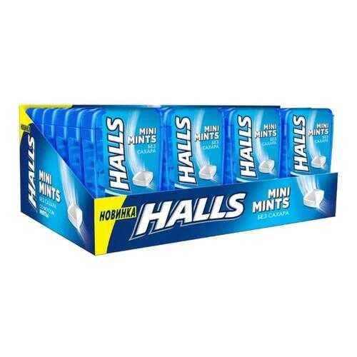 HALLS Mini Mints конфеты без сахара со вкусом мяты 12,5г по 24 шт в Ариант