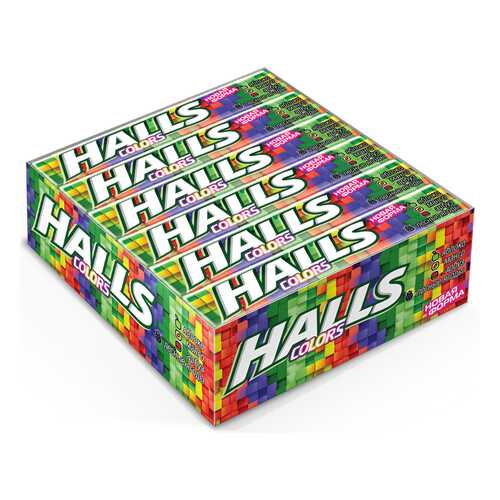 Карамель Halls Сolors ассорти 12 шт в Ариант