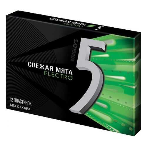 Жевательная резинка Five electro свежая мята 31.2 г в Ариант