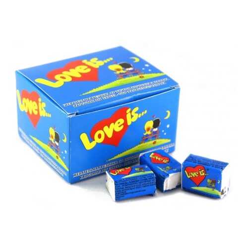Жевательная резинка Love is банан-клубника 4.2 г 100 штук в Ариант