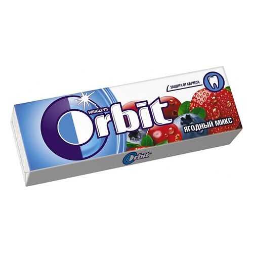 Жевательная резинка Orbit ягодный микс 13.6 г 30 штук в Ариант