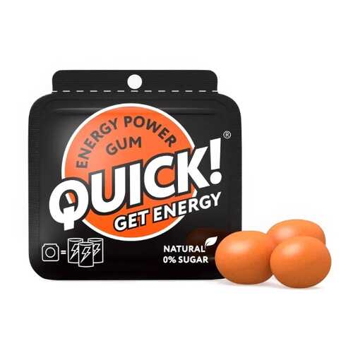 Жевательная резинка QUICK энергетическая 15 г в Ариант