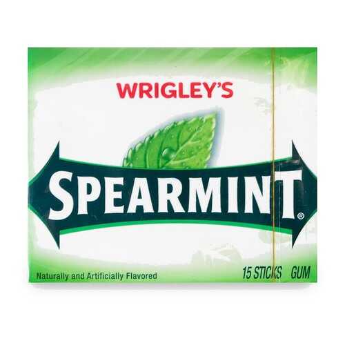 Жевательная резинка Wrigley's Spearmint 15 пластинок США в Ариант