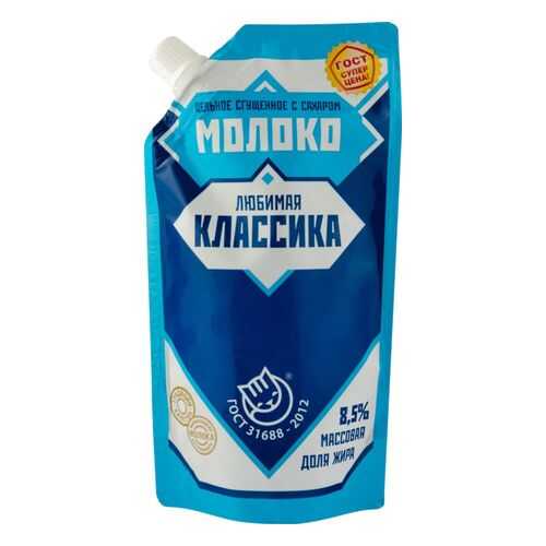 Молоко сгущенное Любимая классика 8.5% с сахаром 270 г в Ариант