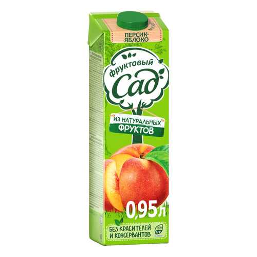 Нектар Фруктовый Сад яблоко-персик 0.95 л в Ариант
